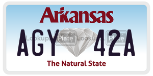AGY42A  license plate in AR