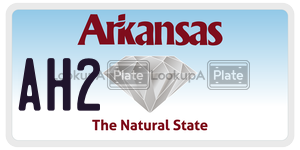 AH2  license plate in AR