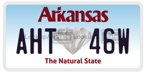 AHT46W  license plate in AR