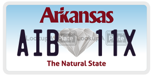 AIB11X  license plate in AR