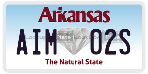 AIM02S  license plate in AR