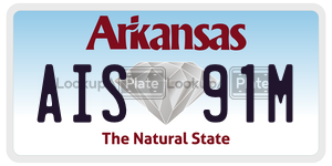 AIS91M  license plate in AR