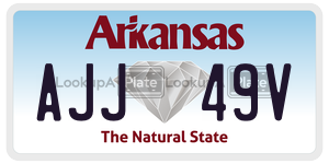 AJJ49V  license plate in AR
