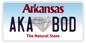 AKABOD  license plate in AR