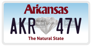 AKR47V  license plate in AR