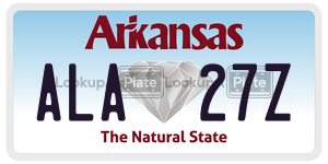 ALA27Z  license plate in AR