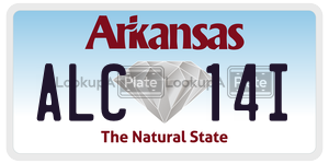 ALC14I  license plate in AR