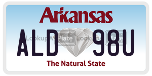 ALD98U  license plate in AR