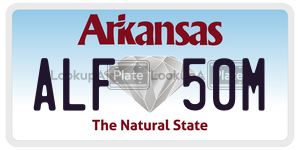 ALF50M  license plate in AR