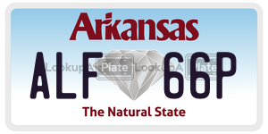 ALF66P  license plate in AR