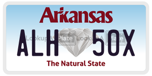 ALH50X  license plate in AR