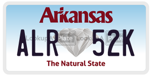 ALR52K  license plate in AR