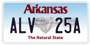 ALV25A  license plate in AR