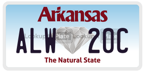 ALW20C license plate in Arkansas