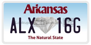 ALX16G  license plate in AR