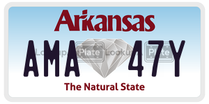 AMA47Y  license plate in AR