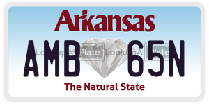 AMB65N  license plate in AR