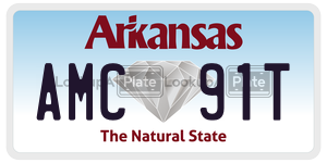 AMC91T  license plate in AR