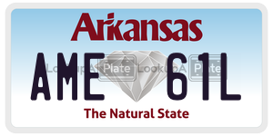 AME61L  license plate in AR