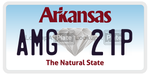AMG21P  license plate in AR