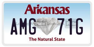 AMG71G  license plate in AR