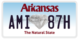 AMI87H  license plate in AR