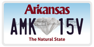 AMK15V  license plate in AR