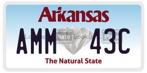AMM43C  license plate in AR
