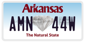 AMN44W  license plate in AR