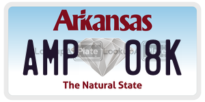 AMP08K  license plate in AR
