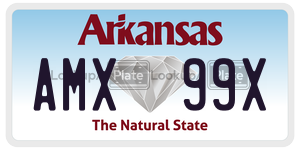 AMX99X  license plate in AR