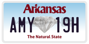 AMY19H  license plate in AR