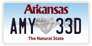AMY33D  license plate in AR