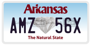 AMZ56X  license plate in AR