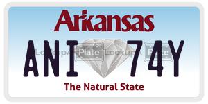 ANI74Y  license plate in AR