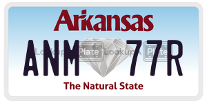 ANM77R  license plate in AR