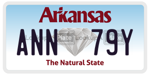 ANN79Y  license plate in AR