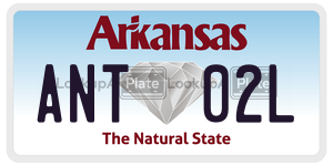 ANT02L  license plate in AR
