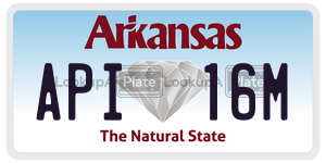API16M  license plate in AR