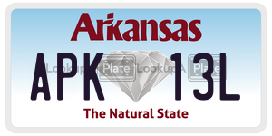 APK13L  license plate in AR