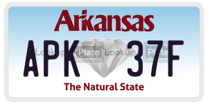 APK37F  license plate in AR