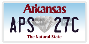 APS27C  license plate in AR