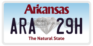ARA29H  license plate in AR