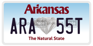 ARA55T  license plate in AR