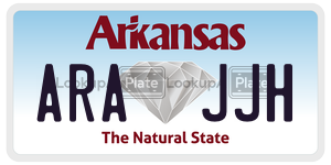 ARAJJH license plate in Arkansas