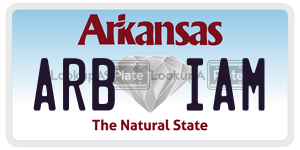 ARBIAM  license plate in AR