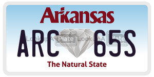 ARC65S  license plate in AR