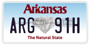 ARG91H  license plate in AR