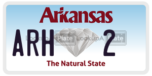 ARH2  license plate in AR