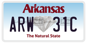 ARW31C  license plate in AR